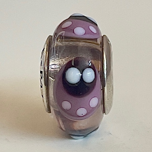 Pandora Purple Glass Ladybird / Ladybug Murano Charm - Picture 5 of 5
